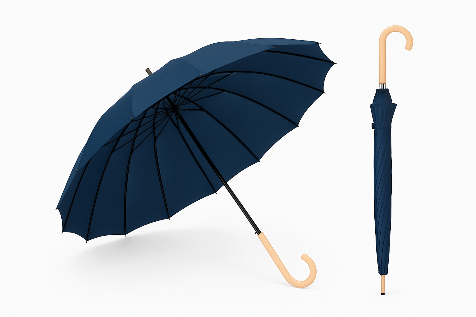 🌂 Premium 16-Rib Umbrella Collection