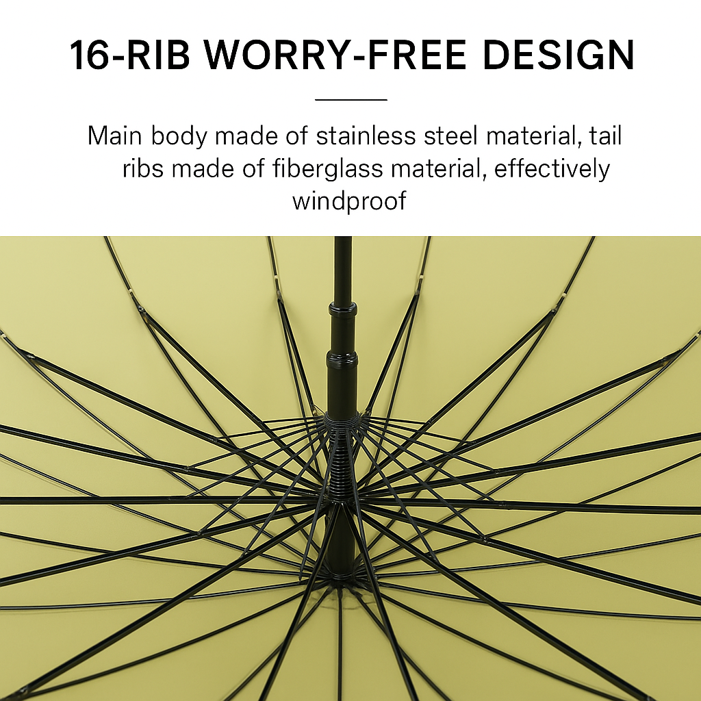 🌂 Premium 16-Rib Umbrella Collection
