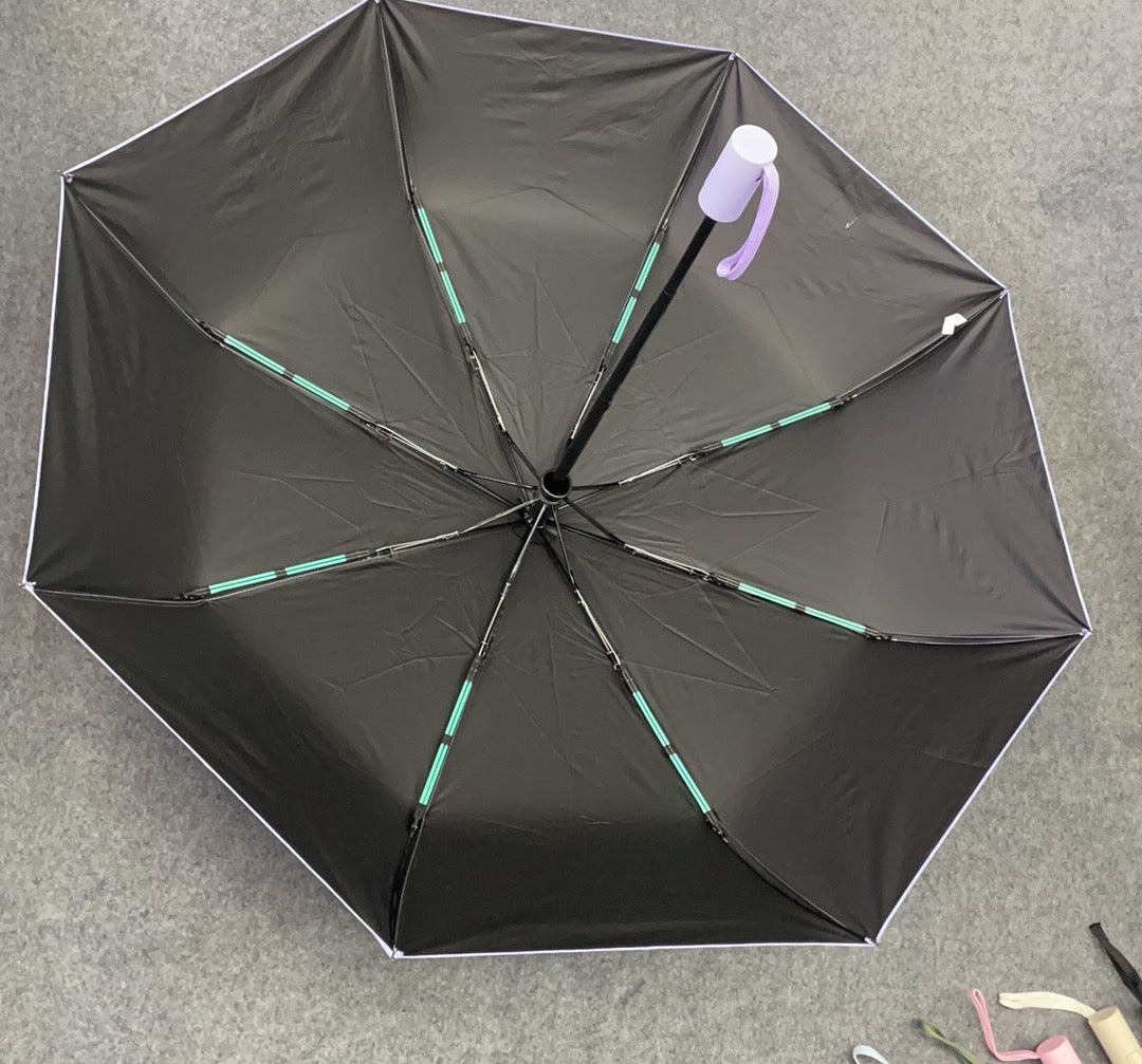 Reflective Windproof Folding Umbrella — Auto Open/Close