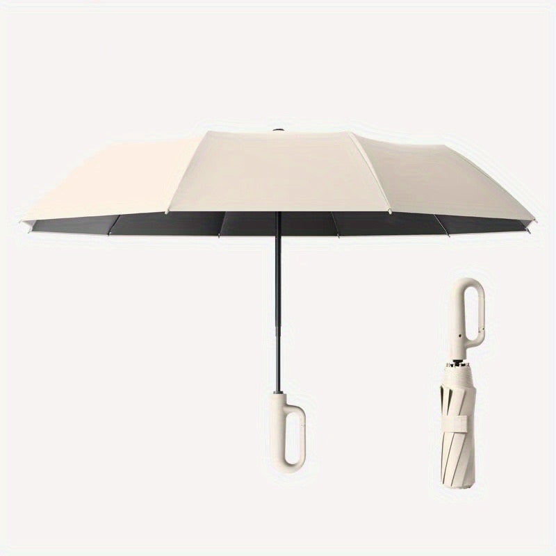 Clip Handle Auto-Fold Umbrella — Travel & Outdoor Edition