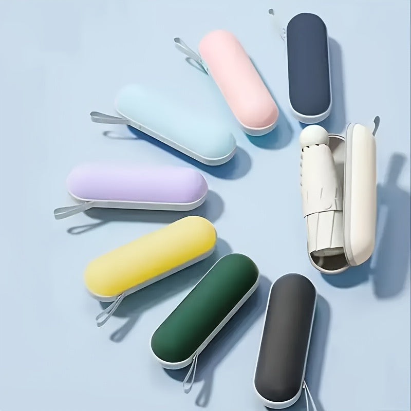 Capsule Case UV Protection Mini Umbrella — Pocket Size