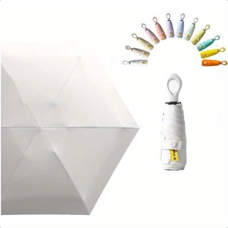 Loop Handle Compact Umbrella — UV Protection Travel Edition