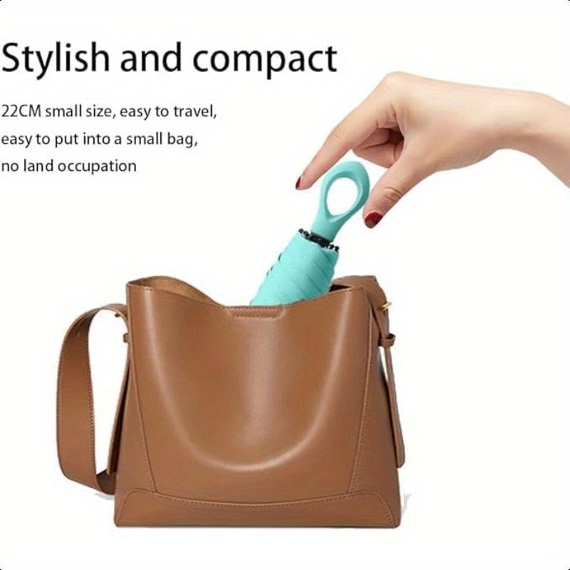Loop Handle Compact Umbrella — UV Protection Travel Edition