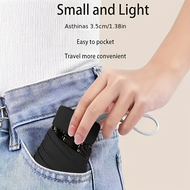 🌂 Pocket-Sized Foldable Umbrella with Case