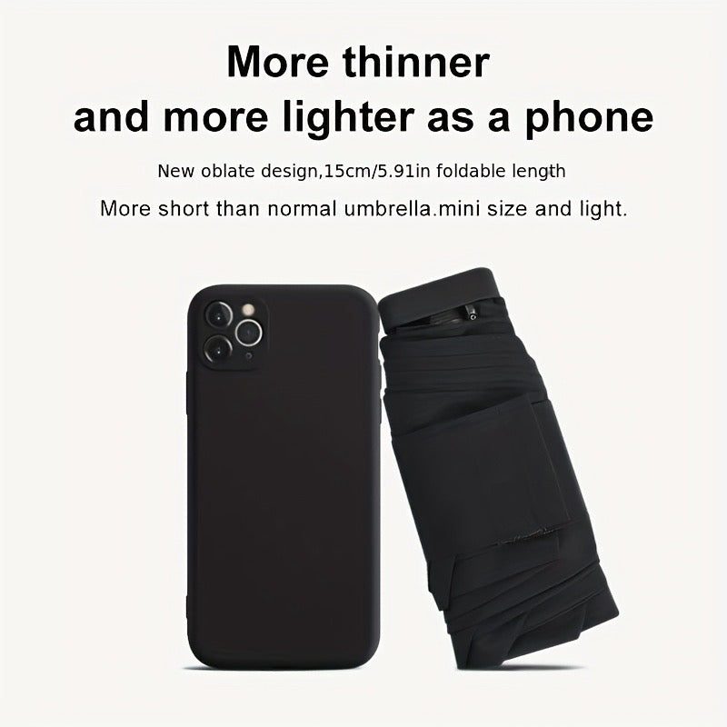 🌂 Pocket-Sized Foldable Umbrella with Case
