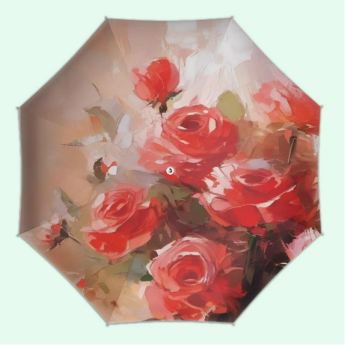 🎨 Artistic Floral &amp; Landscape Umbrellas – Compact &amp; Stylish
