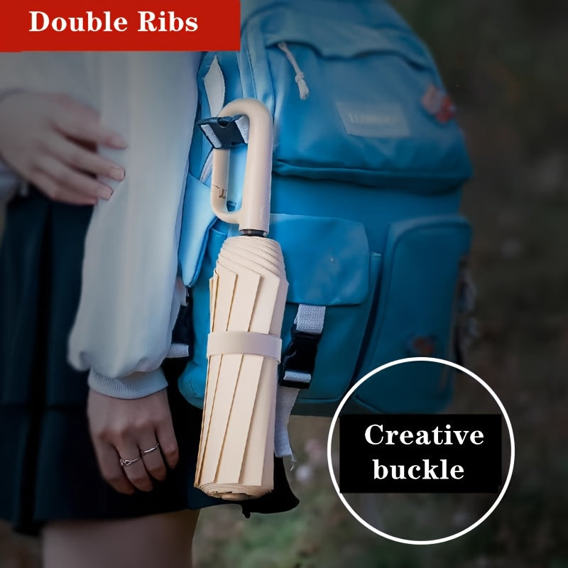 Clip Handle Auto-Fold Umbrella — Travel & Outdoor Edition