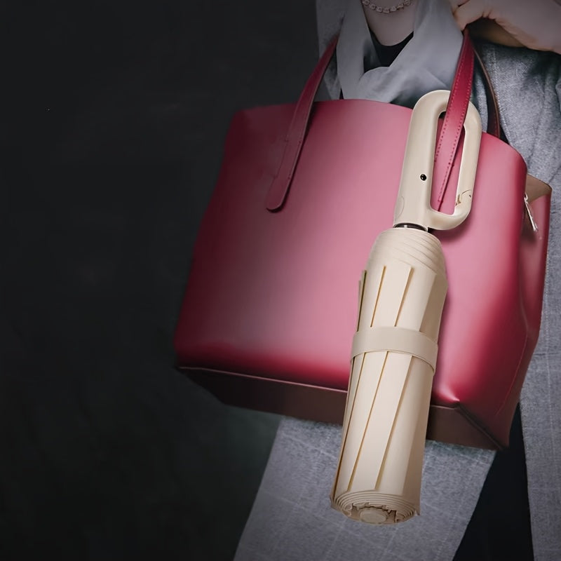 Clip Handle Auto-Fold Umbrella — Travel & Outdoor Edition