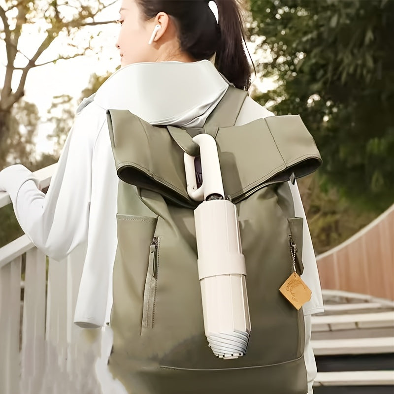 Clip Handle Auto-Fold Umbrella — Travel & Outdoor Edition
