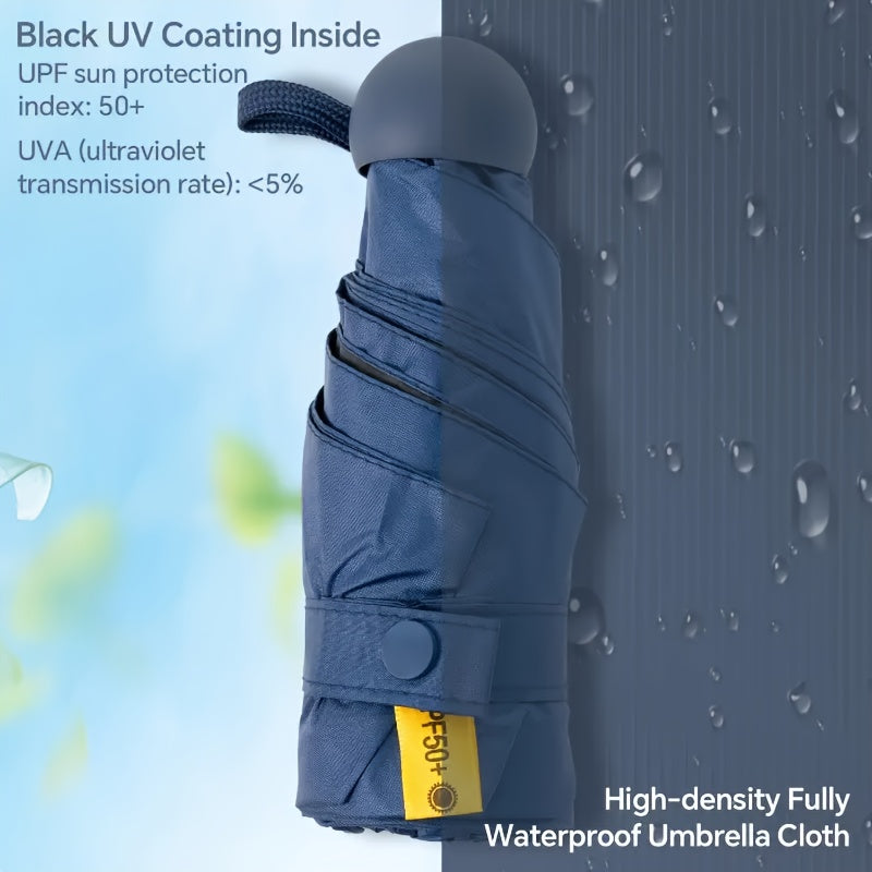 Capsule Case UV Protection Mini Umbrella — Pocket Size